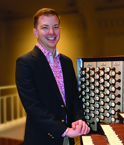 Tyler A.  Canonico-Dilley, organist